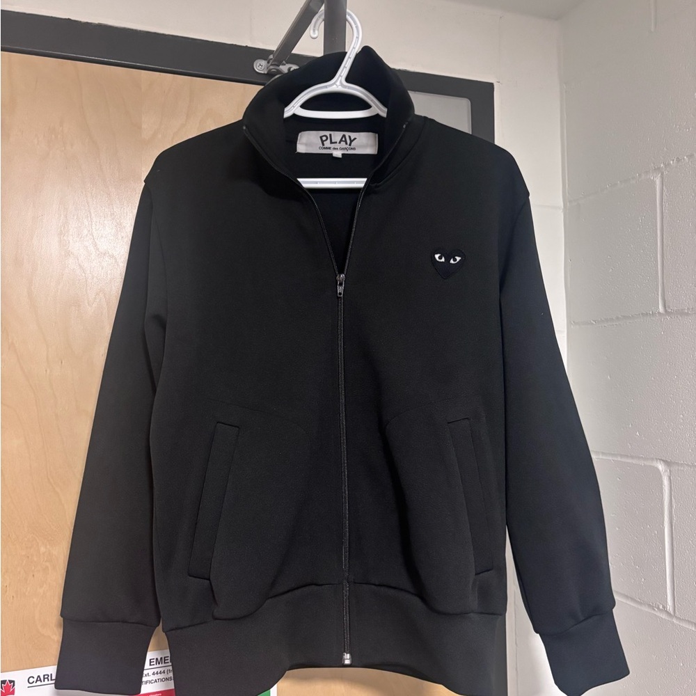 Comme des Garcons Play Black Zip Up